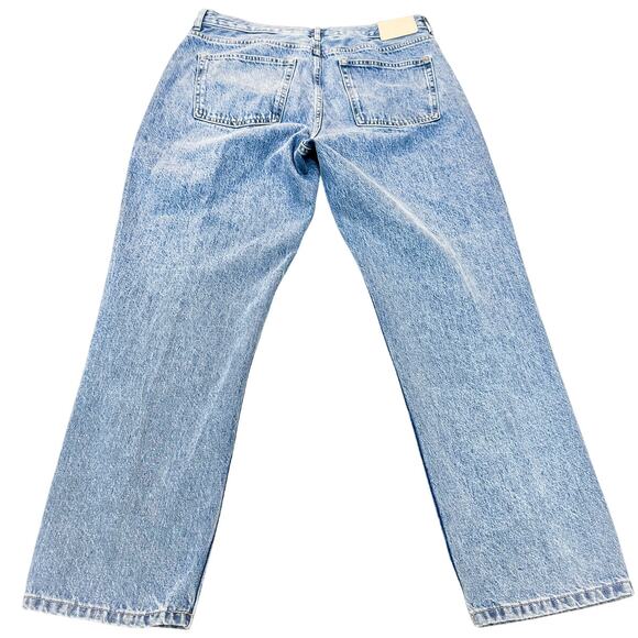 Everlane Denim - Everlane cheeky high Straight Leg Jeans - Light Blue